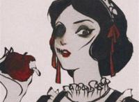 复古风迪士尼公主万圣节插画头像微博:-阿莘 复古风迪士尼公主万圣节插画头像微博:-阿莘