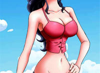 航海王女帝侵犯漫画之女帝とルフィ