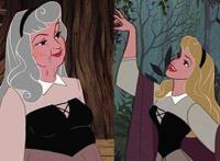 迪士尼公主变老后的样子