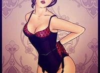 迪士尼公主无胸罩和短裤的内衣秀!图集欣赏