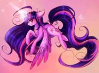 小马宝莉～我的小马驹～超清梦幻美图～人物可爱照～紫悦公主/暮光