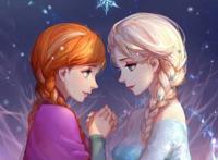 艾莎和安娜百合污图姐妹恋情,赞!