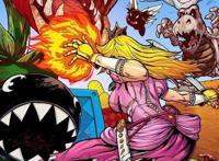 超级玛丽桃子公主游戏图画