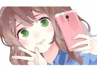 漫画#命运胶囊 周末(自制白边头像)