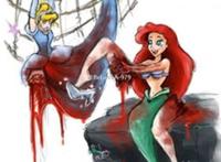 迪士尼公主变坏的图片