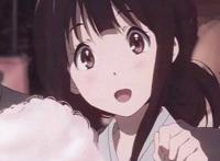 动漫头像分享之冰菓,折木奉太郎与千反田爱瑠情侣头像