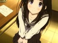 冰菓_ 古典部の日常 千反田爱瑠 高清动漫壁纸欣赏