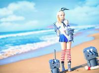 高质量的岛风酱cos