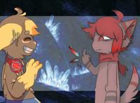 [furry]wtaching me//meme