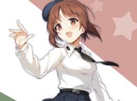 美图分享《少女与战车》西住美穗