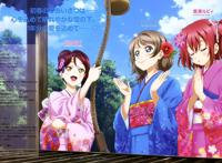 私立浦之星女子学院 aqours 黑泽露比 渡边曜 樱内梨子 (作画:池田佳