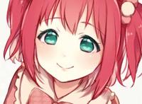 二次元女头qwq p站 萝莉 萌 双马尾 黑泽露比 love live sunshine