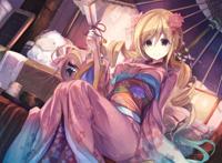 『在桜花季漫步』「pixiv」 画师:ファルまろ三日目东