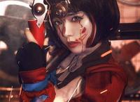 超帅气的小姐姐《甲铁城的卡巴内瑞》无名cosplay