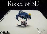 萌系列小鸟游六花动漫系列3D手绘教程 萌系列小鸟游六花动漫系列3D手绘教程