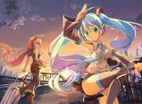 vocaloid 动漫 p站 少女 巡音 luka 初音 miku 鱼葱