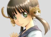 萌萌的猫和人类的结合~就是猫耳娘啦