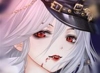 奇迹暖暖 官方图·万圣节头像 舐血之欲