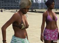 利用《gta5》中ifruit照相机应用snapmatic所拍摄;; 侠盗飞车5美女;