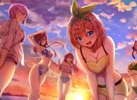 ,五等分的新娘,图片壁纸(三玖大嘘)