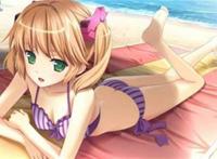 动漫美女泳装完整图,全身的包括脚