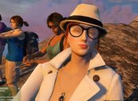 【gta5】开着新车看日落,偶遇npc