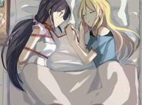 p站,【id=27000381】 插画,动漫 二次元 手绘 ,百合