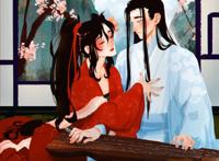 花城,魏无羡,蓝忘机,金陵大小姐,蓝思追