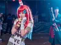 凹凸世界:艾比cosplay,花容月貌,可爱迷人的小姐姐