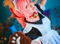 cos:白丝女仆小可爱,一只玉藻猫