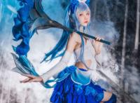 王者荣耀cosplay,公孙离花间舞皮肤唯美写真,桜桃喵冲冲冲