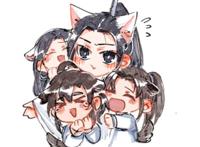 二哈和他的白猫师尊表情包