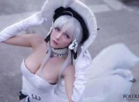 cosplay 正片美少女 碧蓝航线 光辉 这ru liang