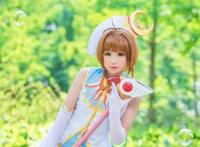 魔卡少女樱# 新封面cos 木之本樱:o脸脸酱种蘑菇