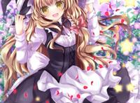 二次元穿着华丽,非常会打扮的漂亮女生