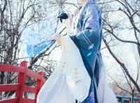 平安京》妖狐逐月照君cosplay,秀靥艳比花娇