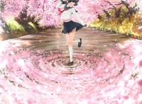 梦幻图片樱花二次元动漫图片