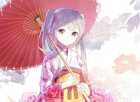 二次元樱花情侣头像