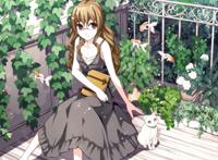 清纯二次元眼镜女打动你的心图