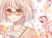 可爱至极的二次元眼镜萌娘图