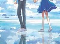 雪地里的二次元情侣图片唯美