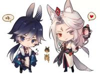 弈星 明世隐作者 举着猫尾巴在空中挥舞来源 lofter