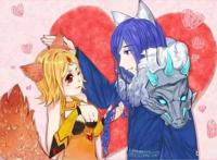 狐白和狐妲己,大家都是青丘九尾狐一族，一定要互相照顾啊