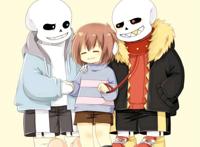 undertale——sans&frisk&fell!sans