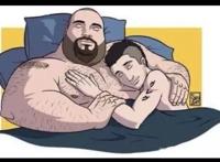 胖壮熊男大根漫画图片图