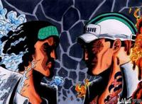 海贼王耽美Bl本子之赤犬青雉cp文