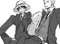 路飞和索隆兄弟头像