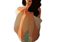 crystal kung人物插画 