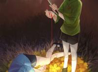 p站 二次元 插画 少女 游戏 undertale frisk chara