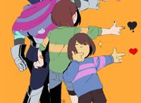 【传说之下杂图】精美人物图包 (kris&frisk&chara篇)